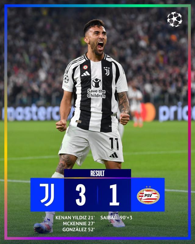 乐鱼体育官网下载-【欧冠】多点开花，尤文3比1轻取埃因霍温取得开门红